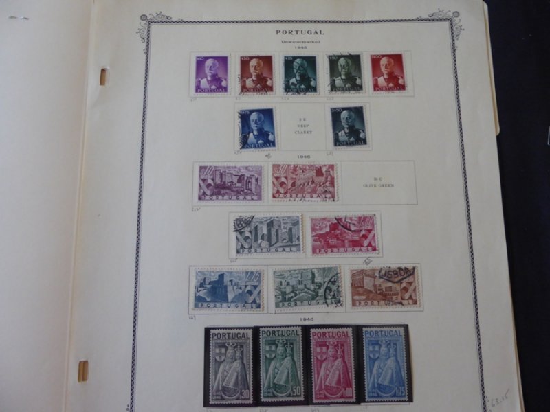 Portugal 1937-1948 Mint/Used on Scott Specialty Album Pages