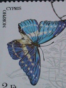 HUNGARY STAMP- COLORFUL BEAUTIFUL LOVELY BUTTERFLY JUMBO LARGE CTO STAMPS-VF