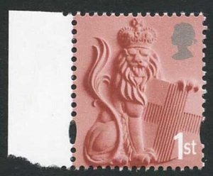 2001 England regional NVI 1st (without white borders) on dull original paper