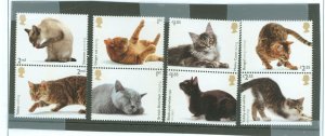 Great Britain #4239a-4246a  Single (Complete Set)