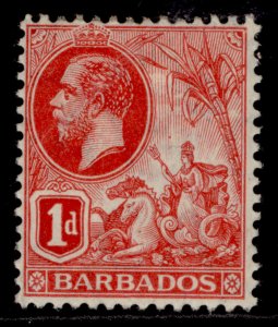 BARBADOS GV SG172, 1d red, M MINT. Cat £11.