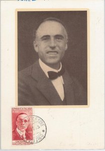 56827 -   ITALY -  POSTAL HISTORY - MAXIMUM CARD - 1955   Giacomo Mateotti