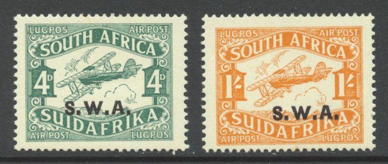 South West Africa Scott C3-C4 Unused LHOG - 1930 S.W.A. Overprints - SCV $4.50