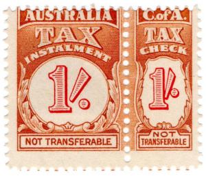 (I.B) Australia Revenue : Tax Instalment 1/-
