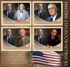 Stamps. Franklin Roosevelt 2023 year 1+1 sheets NEW