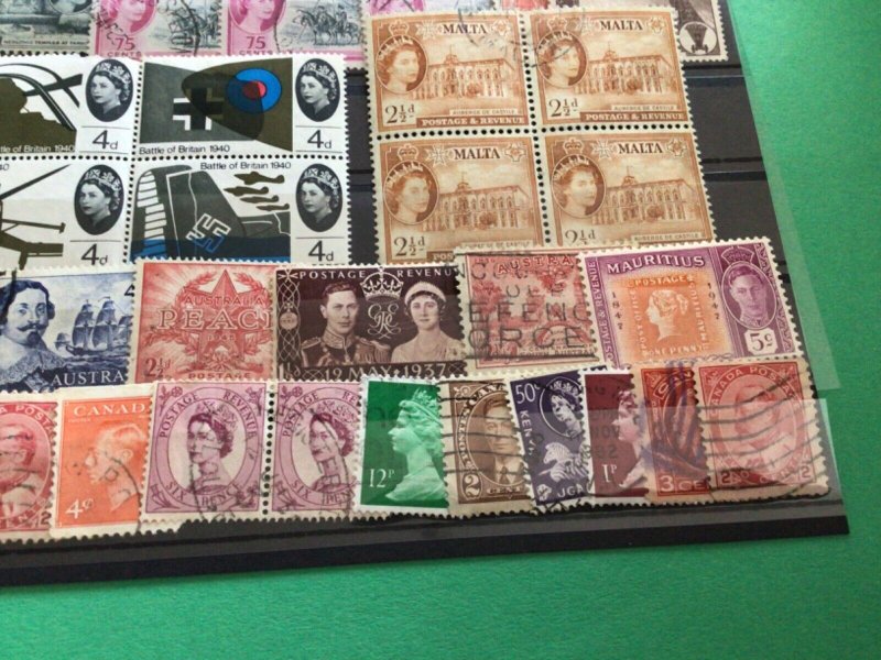 Commonwealth mounted mint & used stamps A14973