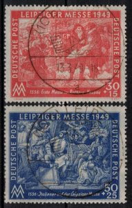 Germany - Russian Zone - Scott 10NB4-10NB5