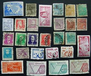 Packet, Brazil, 28 Different Used