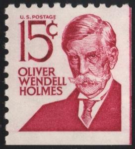 SC#1288B 15¢ Oliver Wendell Holmes Booklet Single (1968) MNH