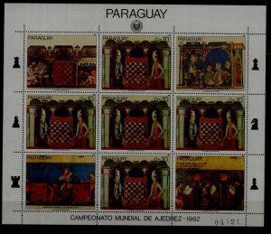 Paraguay C507 MNH m/s Chess