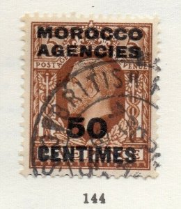 Morocco Agencies 1920s-30s Early Issue Fine Used 50c. Optd Surcharged NW-168922