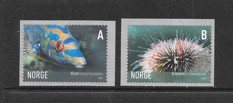 MARINE LIFE - NORWAY #1484-5 MNH