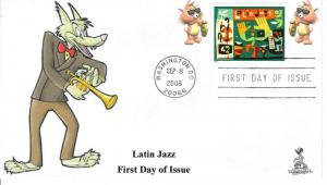 Latin Jazz First Day Cover, from Toad Hall Covers! #1