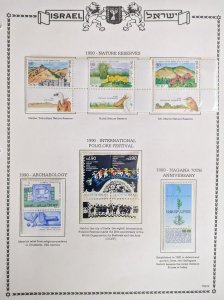 EDW1949SELL : ISRAEL Collection of all VF MNH Tabs looking almost Cplt 1986-1993