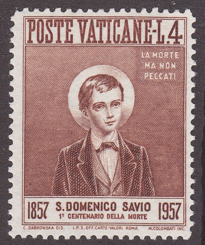 Vatican City 219 St. Domenico Savio 1957