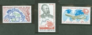 Benin #513/534/551  Single