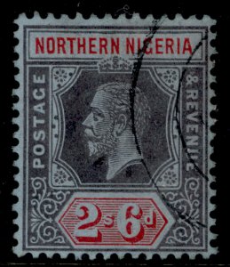 NORTHERN NIGERIA EDVII SG27a, 2s 6d green & ultramarine, FINE USED. Cat £60.