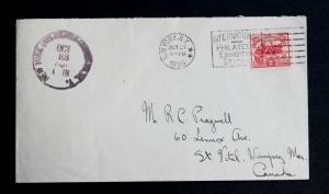 US Stamp #629 on cover Oct 23, 1926 Last Day International Philatelic Exhibition