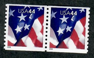 4391 Flag MNH coil pair