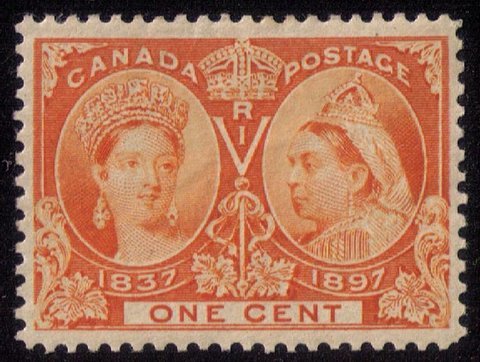 CANADA Sc #51 ORANGE ,(SG122) CAT.$200.00