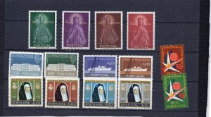 PORTUGAL 1958 COMPLETE YEAR SET OF 14 STAMPS MNH