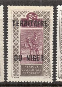 French Niger 1921 Early Issue Fine Mint Hinged 2c. Optd NW-231106