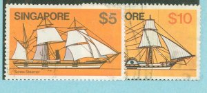 Singapore #347-348 Used Single