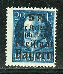 German States Bavaria Scott # B3, mint hr