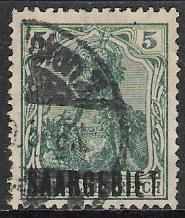 Saar #41 Germania Overprinted Used