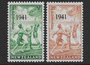 New Zealand B18-19  1941  set 2  VF  NH