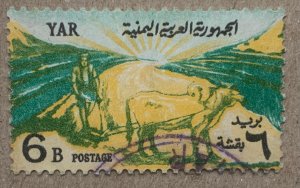 Yemen 1967 6b Agriculture, used.  Scott 237C,  CV $0.25. Mi 569