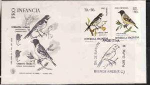 ARGENTINA BIRDS FDC AAD6651