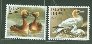 Iceland #721-722 Mint (NH) Single (Complete Set)