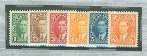 Canada #231-236v Mint (NH) Single (Complete Set)