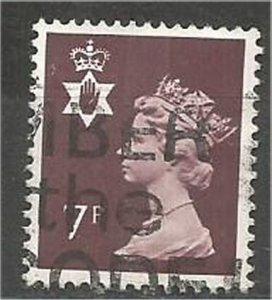 GREAT BRITAIN, NORTHERN IRELAND, 1971, used 7p, MACHINS  Scott NIMH8