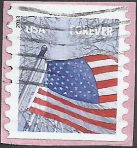 # 4767 USED FLAG IN WINTER