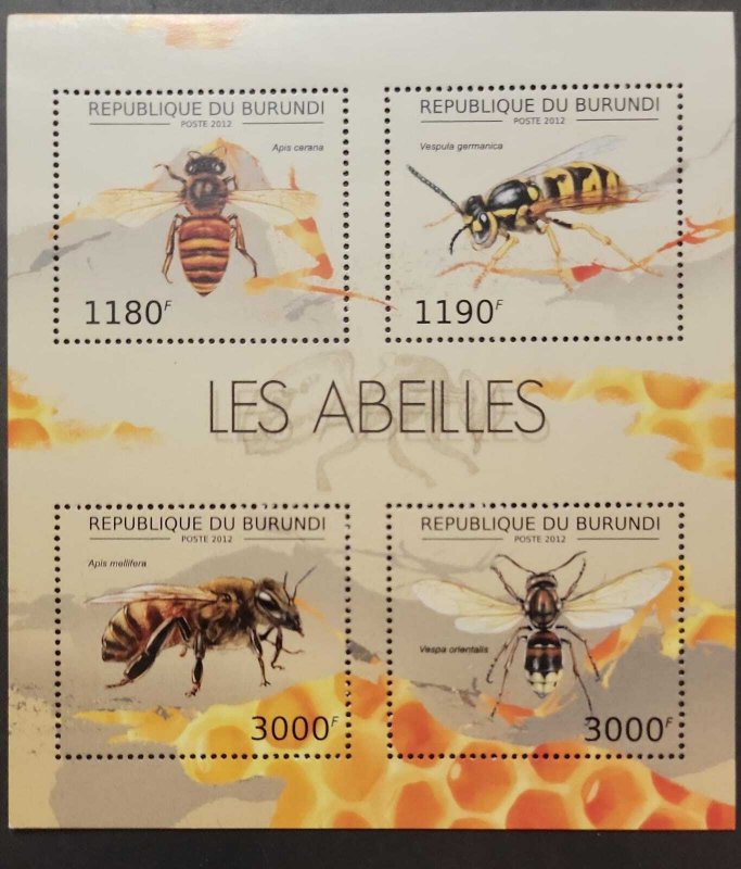 SB) 2012 BURUNDI, INSECTS, BEES, APIS CERANA, VESPULA, MELLIFERA, ORIENTALIS,