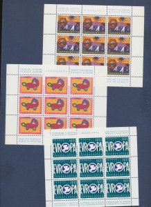 YUGOSLAVIA - Scott 1269, 1270, & 1272 - MNH S/S - EUROPA - - 1975 ---c