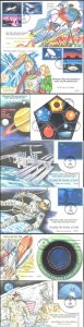 #3409-13 Space Achievement Collins FDC Set