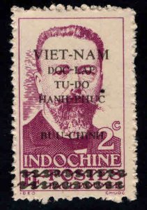 North Viet Nam,Viet Minh issue Scott 1L18 NGAI overprint