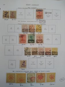 Iran collection 1900-1902 CV $1822