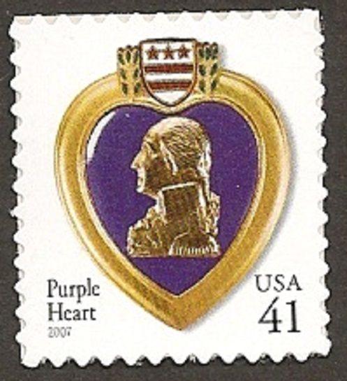 US 4164 Purple Heart 41c single MNH 2007 