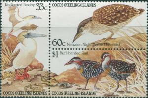 Cocos Islands 1985 SG132-134 Birds set MNH