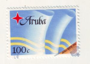 J11363 JL stamps 1986 aruba hv of set used #21 flag