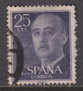 Spain 818 General Francisco Franco 1954