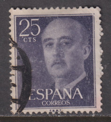 Spain 818 General Francisco Franco 1954