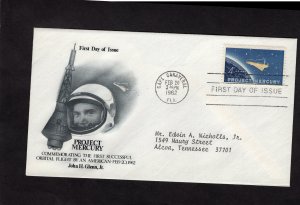 1193 Project Mercury, FDC unknown addressed