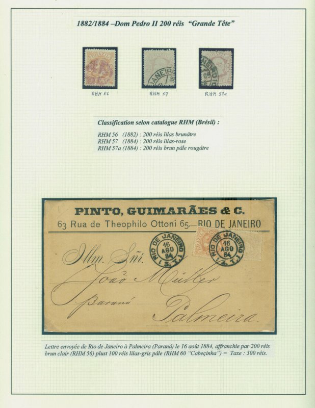 BRAZIL 1866/88  EMPIRE - Dom Pedro small specialized collection