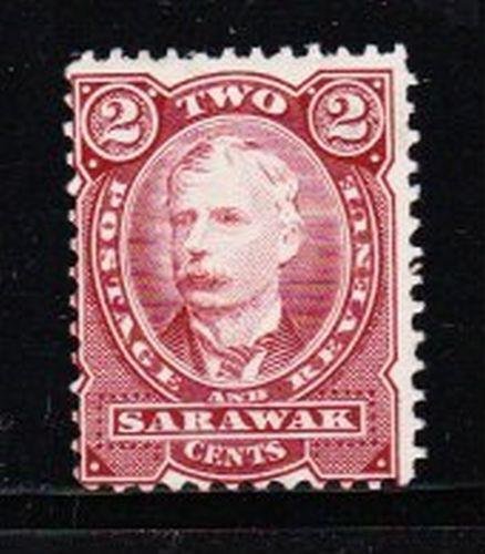 Album Treasures Sarawak Scott # 28 2c Sir Charles Brooke Mint Hinged