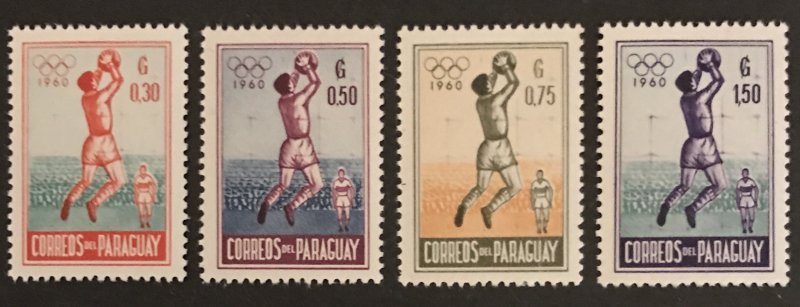 Paraguay 1960 # 556-59, MNH SCV $2.25